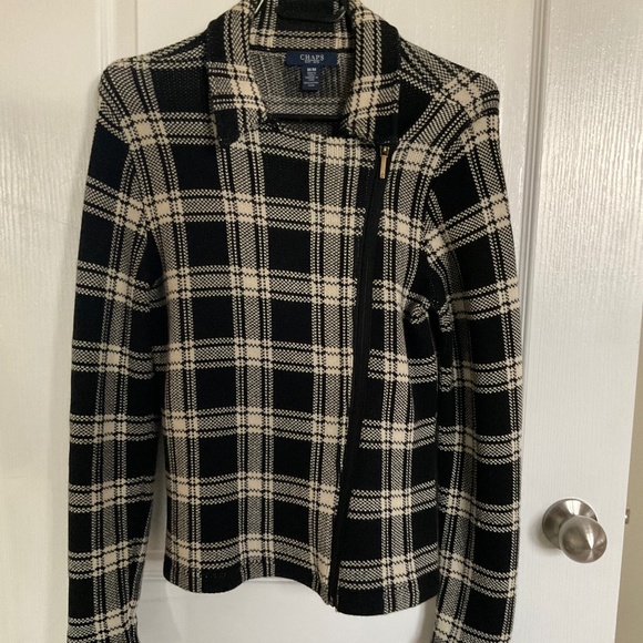 Chaps sweater jacket - size medium - Picture 2 of 5